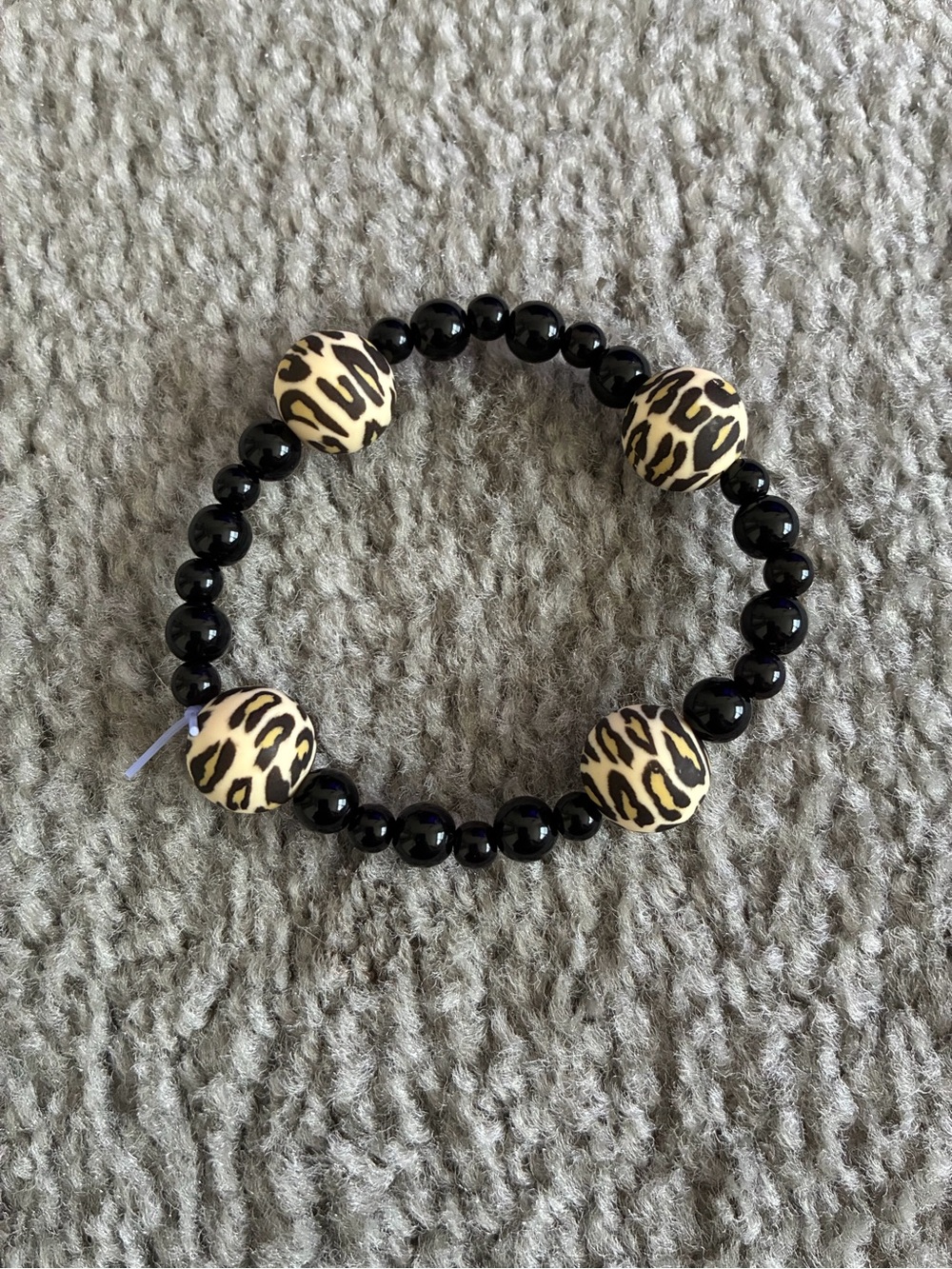 Leopard print bracelet
